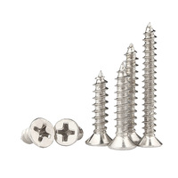 Vis autotaraudeuses à tête fraisée Phillips, vis à bois en acier inoxydable 304 type KA M1-M5 pour l'assemblage de meubles et de jouets
