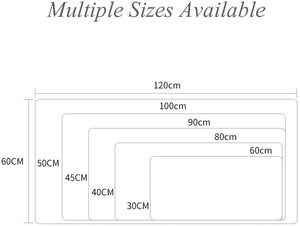מקצועי צוות שירות גדול משטח עכבר באיכות עור מפוצל שולחן מחצלת לוגו משטחי עכבר - Product Image 5