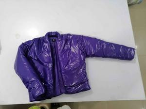 Veste d'été à bulles sans plumes 3M Thinsulate coton rempli chaud coupe-vent brillant extérieur personnalisable avant Logo OEM - Product Image 6