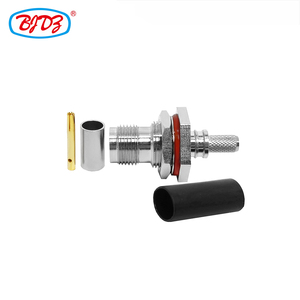 Conector Hembra TNC para Crimpar en Cable Coaxial LMR195, Tipo Recto EZ para Equipos de Prueba y Comunicación Inalámbrica - Product Image 2