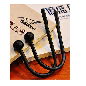 Ferramenta vendita diretta dalla fabbrica Design moderno piccolo gancio a testa <span class=keywords><strong>per</strong></span> tenda Tieback in lega di alluminio gancio da parete in metallo - Product Image 1