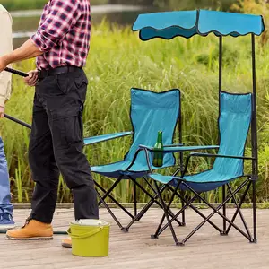 Woqi Foldable Camping Sturday And Durable Chair Wholesale Cheap Folding Camp Chair With Canopy