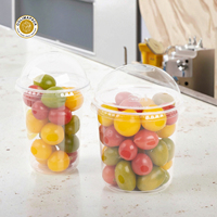 OOLIAMPACK Meilleure vente Tasse à fruits en plastique PLA avec couvercle Tasse de qualité supérieure pour boissons/fruits