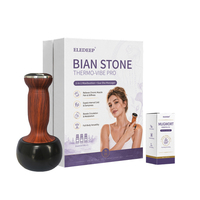 Alat Pijat Batu Panas Elektrik R, Pemijat Guasha Bianstone, Kompres Panas Spa, Pijat Relaksasi Otot Punggung, Pengangkat Kulit