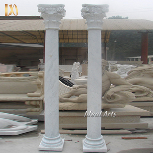 <span class=keywords><strong>Columnas</strong></span> Corintias <span class=keywords><strong>de</strong></span> Mármol Blanco Natural Talladas a Mano, Pilares Arquitectónicos Clásicos <span class=keywords><strong>de</strong></span> <span class=keywords><strong>Estilo</strong></span> Griego para Entrada <span class=keywords><strong>de</strong></span> Villa - Product Image 5