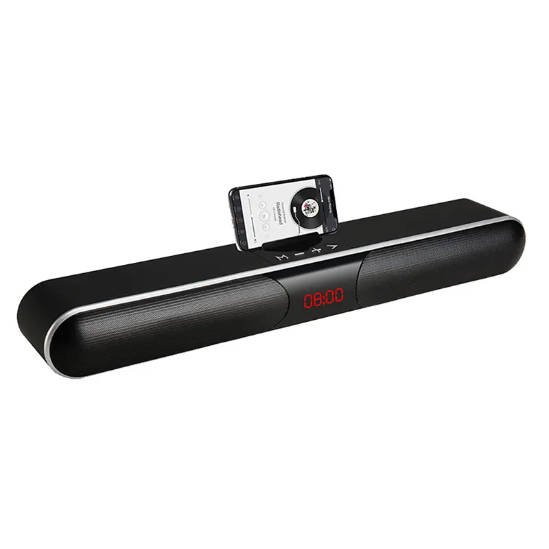Taşınabilir kablosuz TV ses çubuğu hoparlör ses çubuğu ev sineması Subwoofer kayıpsız ses uzun bekleme destek AUX TF USB