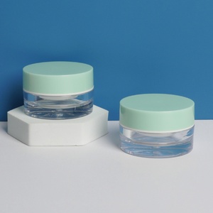 Petits contenants en plastique vides avec couvercles colorés, mini pots cosmétiques pour liquides, poudres, crèmes, lotions pour les soins de la peau - Product Image 4