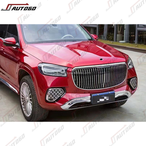 Kit de Carrocería de Material PP ABS de Nuevo Diseño para Benz <span class=keywords><strong>GLS</strong></span> 400 <span class=keywords><strong>450</strong></span> <span class=keywords><strong>4MATIC</strong></span>, Actualización a Ensamblaje de Parachoques de Auto Maybach - Product Image 4