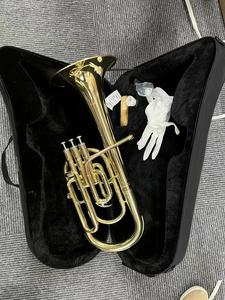 Ottone giallo bE <span class=keywords><strong>corno</strong></span> Alto strumenti in ottone con custodia Premium (AH-G400G-YRY) - Product Image 6