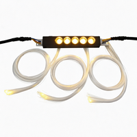 Kit de Luces LED de Fibra Óptica Fendou de 1800 Piezas, 16W 12V, de Alta Calidad, para Techo de Auto, Efecto de Cielo Estrellado