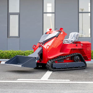 Chinese All-Terrain Rubber <span class=keywords><strong>Track</strong></span> Mini Skid Loader 400Kg 700Kg 800Kg 1000Kg <span class=keywords><strong>Track</strong></span> Skid Stuurlader - Product Image 5