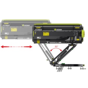 Tondeuse à fléaux AWON SFM140 30-50HP pour mini-excavatrices, tondeuse à disques latéraux pour vignobles - Product Image 6
