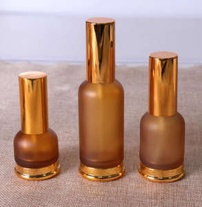 High Quality <b>Glass</b> Essential Oil Dropper <b>Bottle</b> Screw Cap Bottom Support Color Spray Press Cosmetics <b>Empty</b> <b>Bottle</b> - Product Image 4