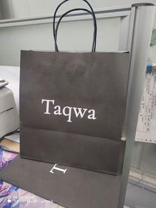 Bolsa de Papel Kraft Reciclable al por Mayor con Asa de Cuerda y Logotipo Personalizado para Comida para Llevar - Product Image 4