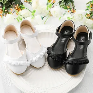 Princess Shoes Children Dresses Shoes Mixed Hot Sell Manufacturer Suppliers Cheap Ox-tendon Sole Girl Kids GENUINE Leather Girls