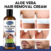 SUMAX Crème dépilatoire pour hommes 200ml + grattoir