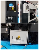 Centre d'usinage CNC robuste à 4 axes avec lit étendu, tour CNC haute précision, contrôleur Fanuc HMS-750LMY
