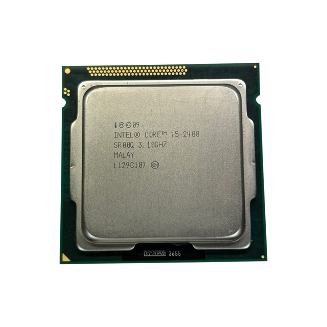 High Performance Legacy Intel Core Processors Intel I5 2400 CPU 4 Total Cores 4 Total Threads Processor