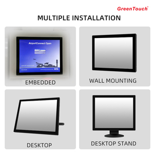 Monitor táctil industrial GreenTouch de 15 pulgadas IP65 a prueba de agua con panel j1900, PC todo en uno para negocios - Product Image 4