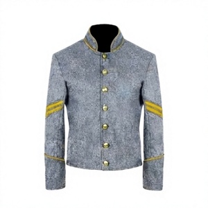 Chaqueta de Estilo Civil para Hombre, 100% Lana, Cierre de un Solo Botón, Uniforme Histórico, Traje de Invierno - Product Image 1