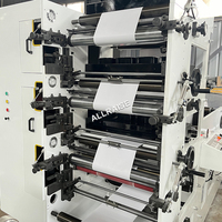 Machine d'impression d'étiquettes flexographiques automatique à haute précision avec séchage UV et haute vitesse, pour impression rouleau à rouleau - Vente chaude