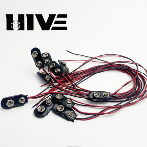 Conector de Clip <span class=keywords><strong>para</strong></span> Batería de <span class=keywords><strong>Guitarra</strong></span> de 30CM, 9V, Tipo I, Conexión de Cable, Clip de Soporte <span class=keywords><strong>para</strong></span> Batería de 9V, Conectores de Cable a Presión - Product Image 3