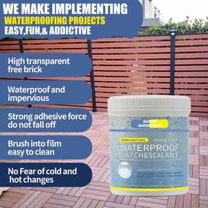 Modern Polyurethane Liquid Waterproof Sealant High Temperature Resistant Invisible Agent Transparent Repairing Leak <b>Adhesive</b> - Product Image 3