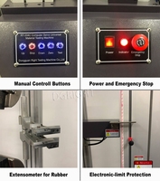 Computerized Rubber Tensile Elongation Testing Equipment ASTM D412 Electronic UTM