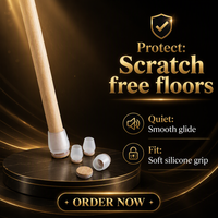 Protections de pieds de meubles en silicone, capuchons de sol anti-rayures, antidérapants, silencieux, réduction du bruit pour les pieds de table et de chaise
