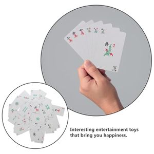 Cartes <span class=keywords><strong>de</strong></span> Mahjong lisses et résistantes, idéales pour la maison, le bar, le bureau ou les activités <span class=keywords><strong>en</strong></span> extérieur - Product Image 5