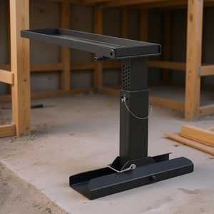 Soporte estabilizador nivelador de escalera de acero industrial de 29.8 L x 11.4-18 in H para piezas de andamios y escaleras - Product Image 2