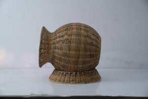 Letto Rialzato per Gatti in Vimini Ecologico, Design Resistente, Morbido e Confortevole per Animali Domestici Pelosi - Product Image 3