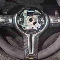 Volant de direction entièrement en Alcantara pour BMW M3 M4 M5 E90 E84 E53 E60 E70 E85 E86 E89 F10 F18 F30 F35 F20 F80