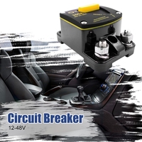 100A Pemutus Sirkuit dengan Manual Reset Switch untuk Kapal Laut RV Yacht Sistem Audio 12V- 48V