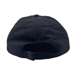Gorra de Perfil Bajo con Visera Suave de Nailon de Secado Rápido, Negra, Sin Estructura, con Logotipo de Letras <span class=keywords><strong>Serigrafiadas</strong></span>, Estilo Dad Hat para Hombre - Product Image 4