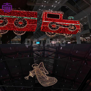 Luces LED Modernas con Motivos de Automóviles, Clasificación IP65, Decoración Navideña para Exteriores, Escultura Iluminada, Color Personalizable, Paisaje, Boda - Product Image 6