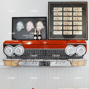 Mobiletto portaoggetti a forma di auto <span class=keywords><strong>Cadillac</strong></span> <span class=keywords><strong>vintage</strong></span>, scultura in ferro stile retrò, fatto a mano, design personalizzabile, scatola portaoggetti, ornamenti. - Product Image 5