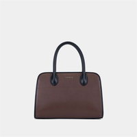 Tas Wanita Chrisbella 2 in 1 Set, Tas Tangan dengan Dompet, Tas Wanita Elegan Bahan PU dengan Tali Lepas Pasang