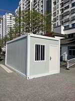 Maison préfabriquée modulaire à assemblage rapide de 20 pieds, bureau portable, salon mobile, logement temporaire pour travailleurs
