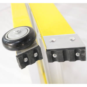 Şantiye için küpeşte ile endüstriyel mobil taşınabilir yalıtımlı fiberglas merdiven platformu portatif merdiven standı - Product Image 6