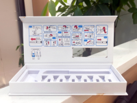 Boîte de rangement en EVA pour stylos et flacons de 3 ml/10 ml, boîte cadeau magnétique, boîte adaptée aux aiguilles à stylo, boîte d'emballage