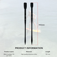 Fuselage en aluminium 765 pour wingfoil, surf, planche à foil, kitesurf, efoil, SUP, accessoire pour hydrofoil.