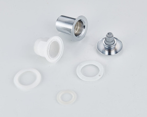 Vanne Click Clack Moderne en Laiton Chromé pour <span class=keywords><strong>Lavabo</strong></span> d'Hôtel, Siphon Anti-odeur pour Évier, Drain de <span class=keywords><strong>Lavabo</strong></span> Pop-Out - Product Image 4