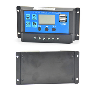 ตัวควบคุมการชาร์จพลังงานแสงอาทิตย์12V 24V PWM ตัวควบคุมแบตเตอรี่ลิเธียมพร้อมพอร์ต USB - Product Image 1
