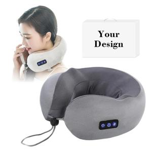 Almohada Cervical Suave con Nodos Shiatsu, Almohada en Forma de U Plegable, Almohada Cervical Esencial para Viajes - Product Image 4