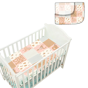 Ropa <span class=keywords><strong>de</strong></span> Cama Infantil Zhengpai, Personalizada, Transpirable, <span class=keywords><strong>de</strong></span> Bambú Orgánico, Ajustable <span class=keywords><strong>para</strong></span> <span class=keywords><strong>Cuna</strong></span> - Product Image 5