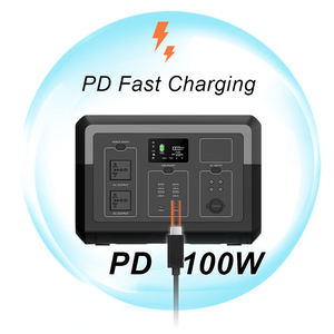 Estación de Energía Solar Portátil para el Hogar y Camping, 110v 220v, 5000w 3000w 2400w 1500w 600w 500w 300w - Product Image 2