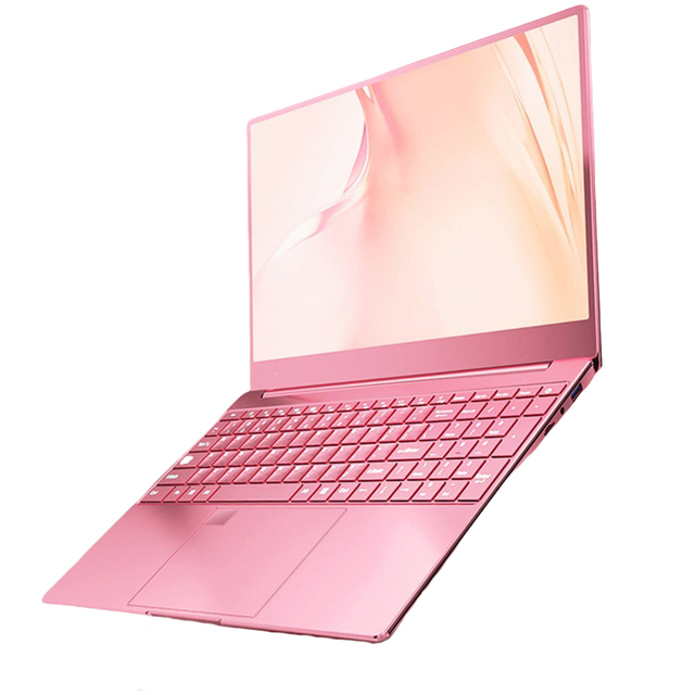 Nuevo 15.6 Inch IPS Screen 1920*1080 Intel N95 11th Gen Computer Windows 11 DDR4 32GB 2TB SSD Fingerprint Unlock Pink Laptop
