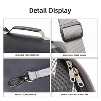Sac de transport pliable et respirant pour animaux de compagnie, sac à main transparent pour chat avec bandoulière réglable
