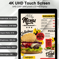 Panel LCD Vertikal 43 Inci Tampilan Iklan LED Mesin Iklan Full HD Layar Iklan Besar